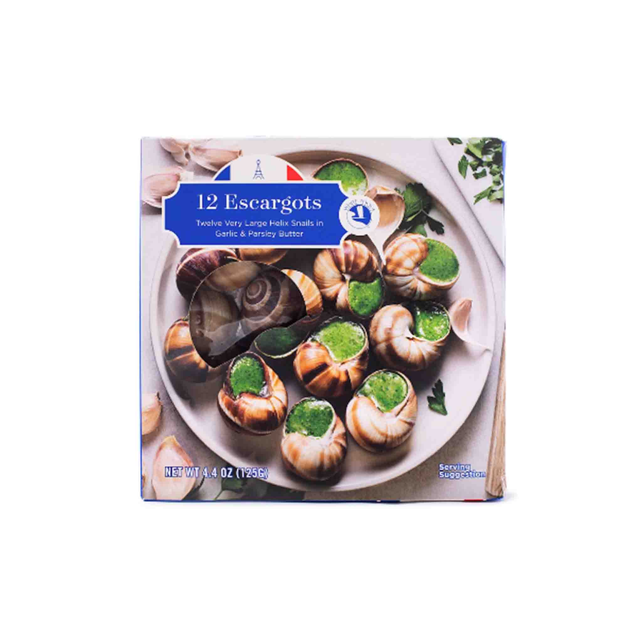 WHITE TOQUE LARGE ESCARGOTS PACK OF 12 4.4oz – monsieur marcel