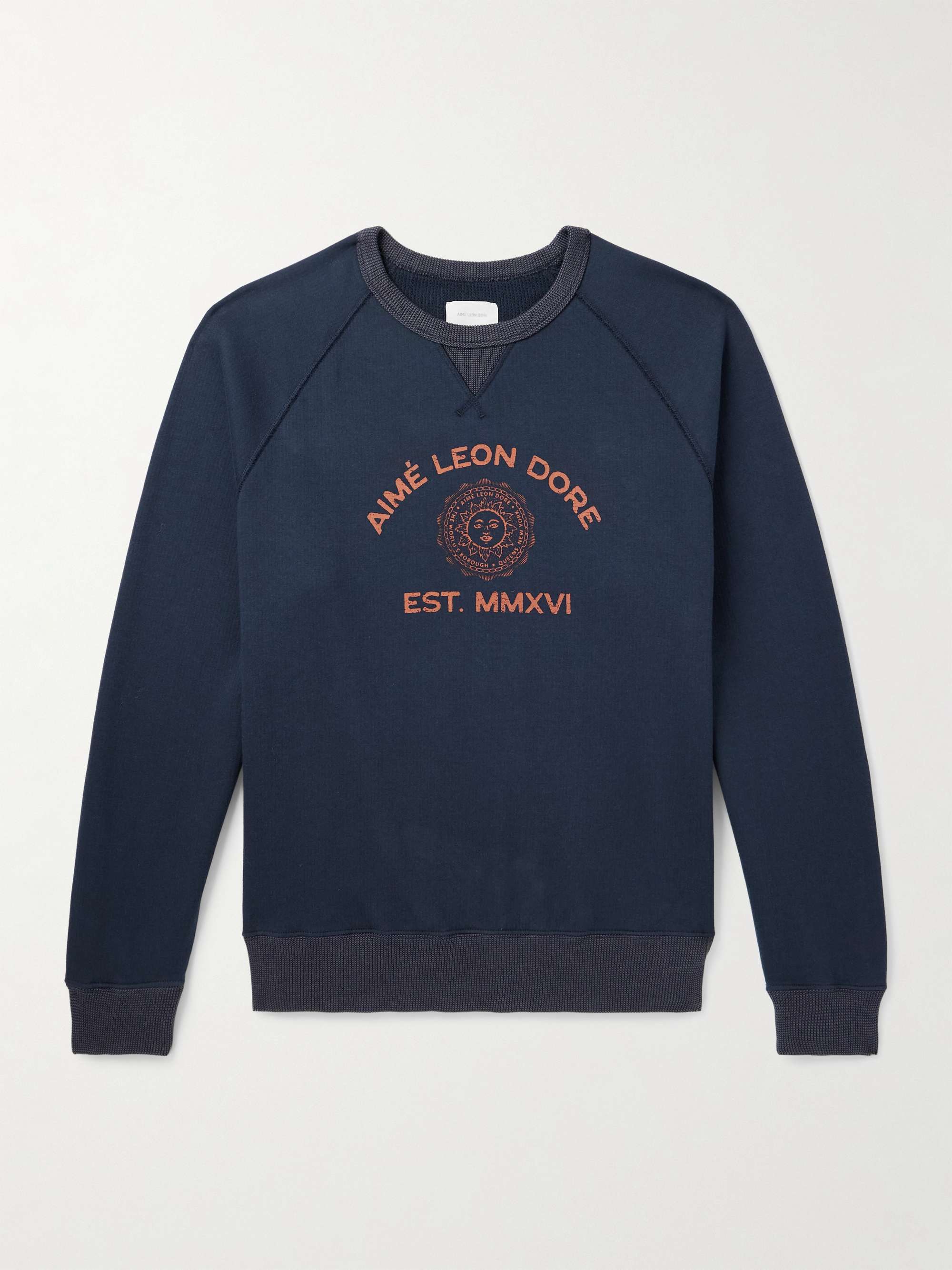 AIMÉ LEON DORE Logo-Print Cotton-Jersey Sweatshirt for Men | MR PORTER