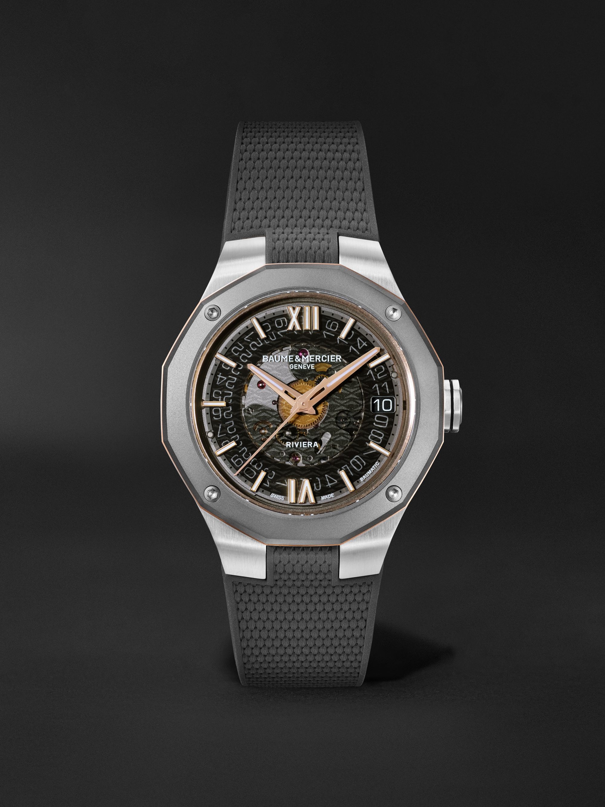 BAUME & MERCIER Riviera Automatic 39mm Stainless Steel, Titanium