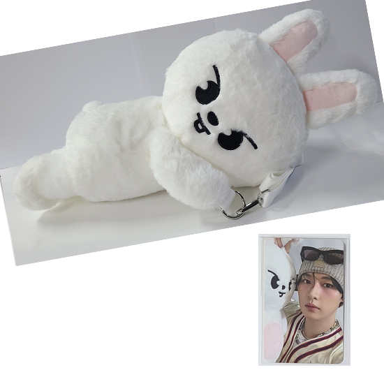 Stray Kids SKZOO Plush Bag celebrATE ( with Photocard from POP UP
