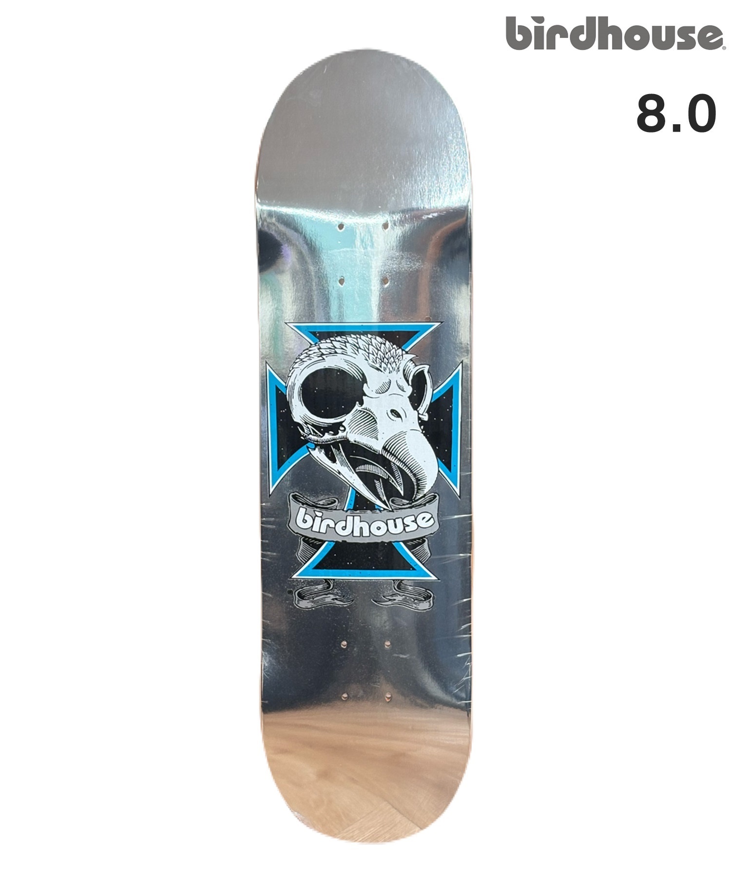 BIRDHOUSE バードハウス スケートボードデッキ 8.0inch SILVERFOIL