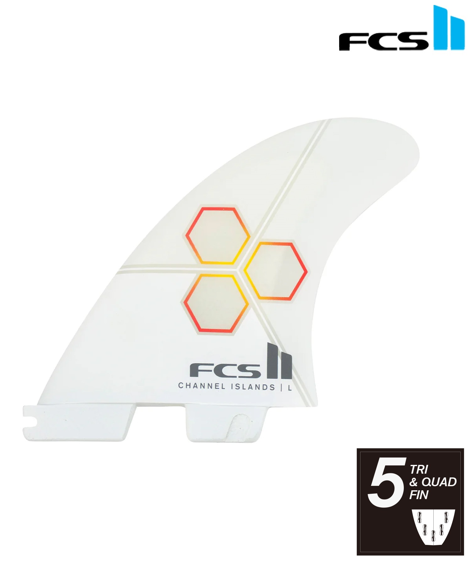 FCS2 エフシーエスツー PC CI TRI-QUAD チャネルアイランズ サーフィン