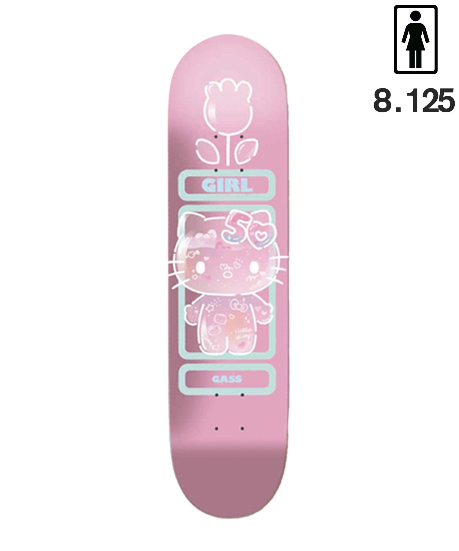 GIRL ガール スケートボード デッキ 8.0～8.5inch HELLO KITTY SERIES