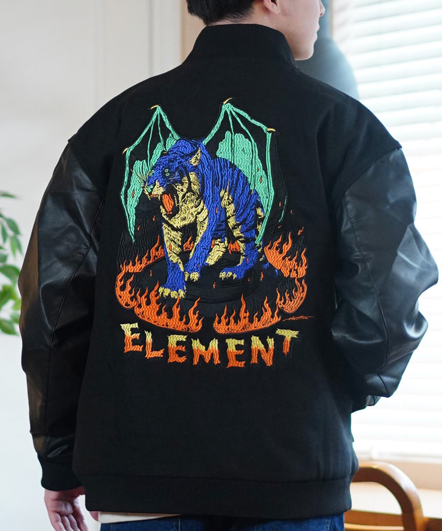 ELEMENT エレメント アウター スタジャン メンズ スタジアムジャケット