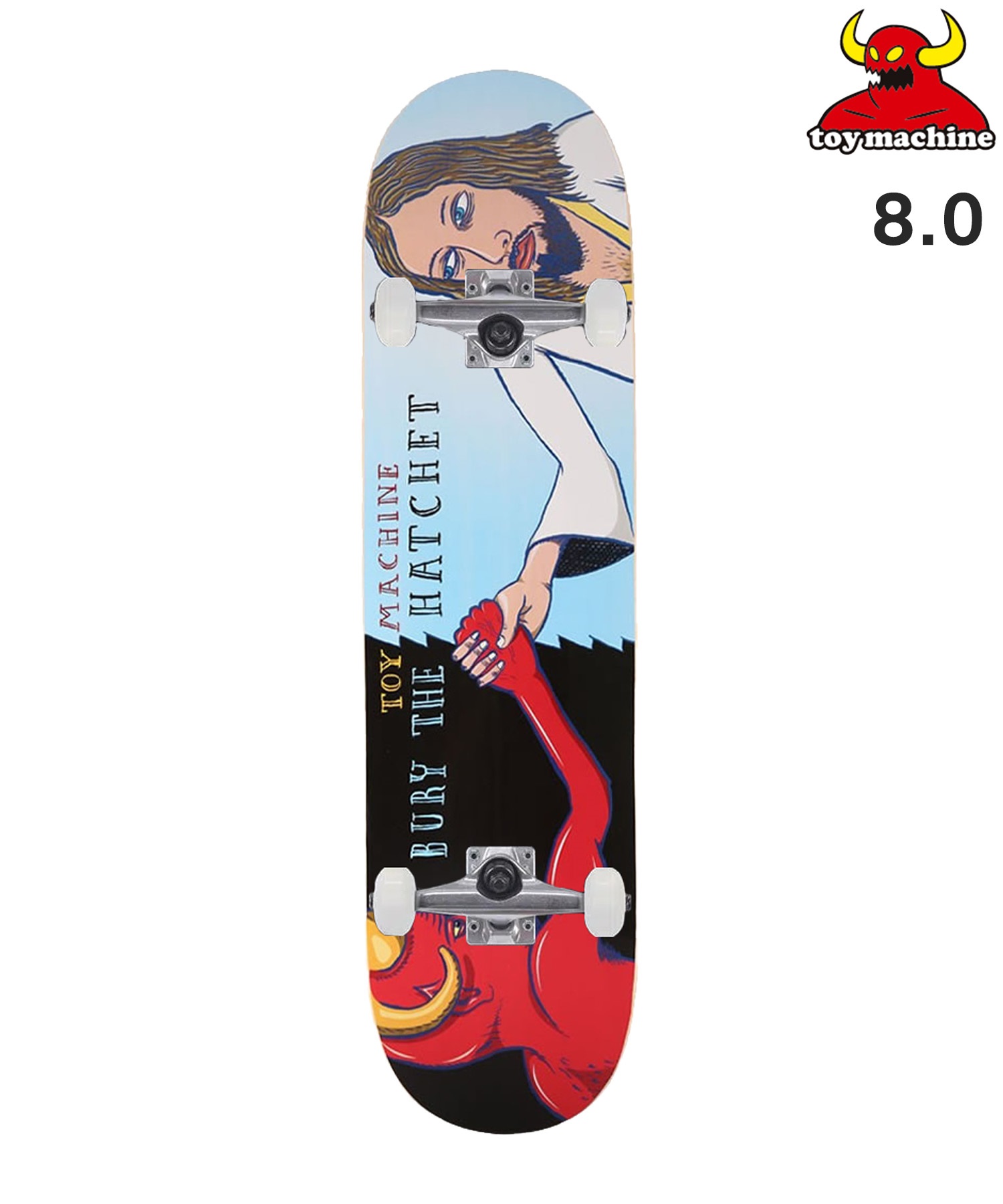 TOY MACHINE トイマシーン スケートボード コンプリート 8.0inch BURY