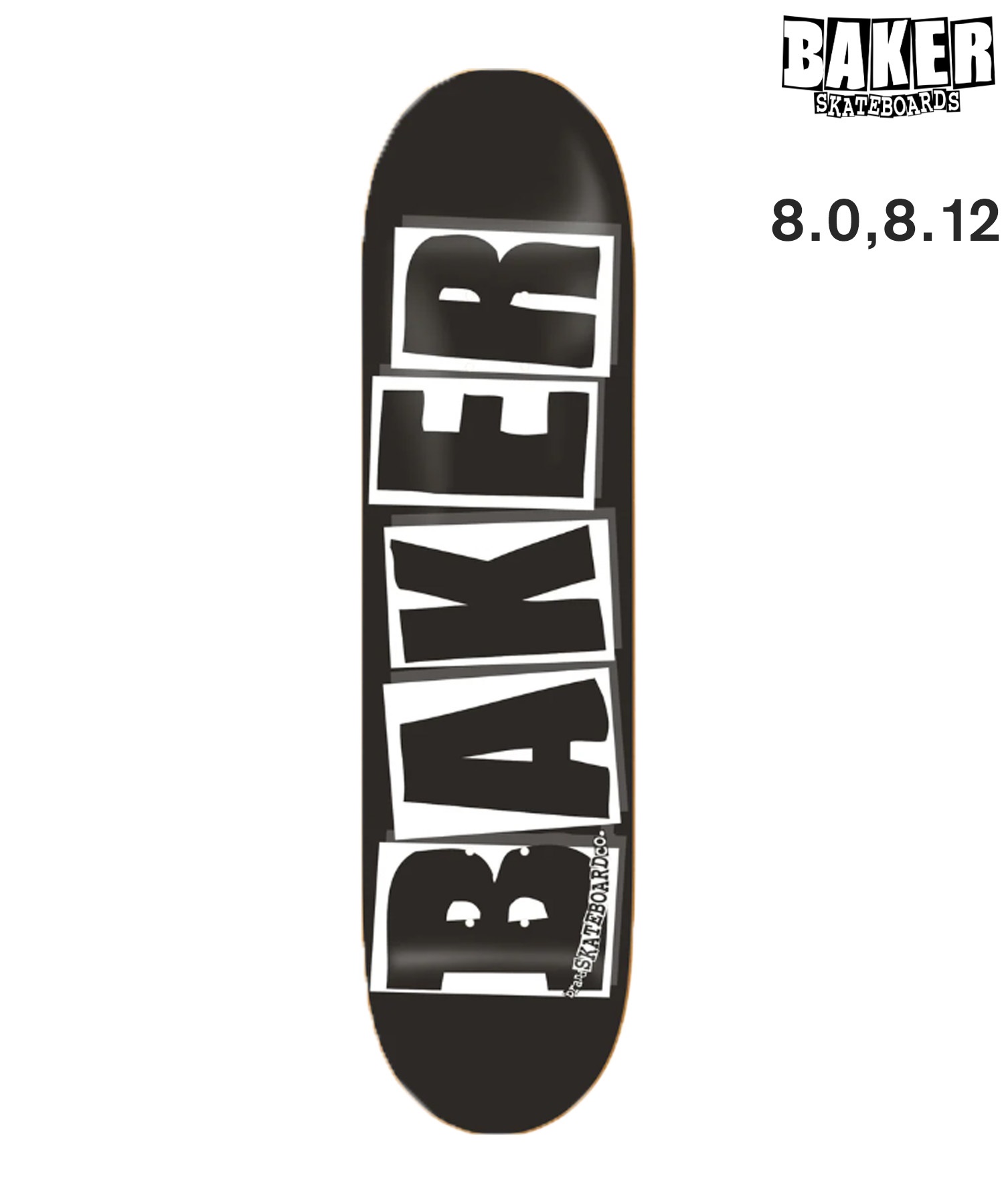 BAKER】スケボー デッキデッキ セット 8.0 BAKER ベーカー スケート