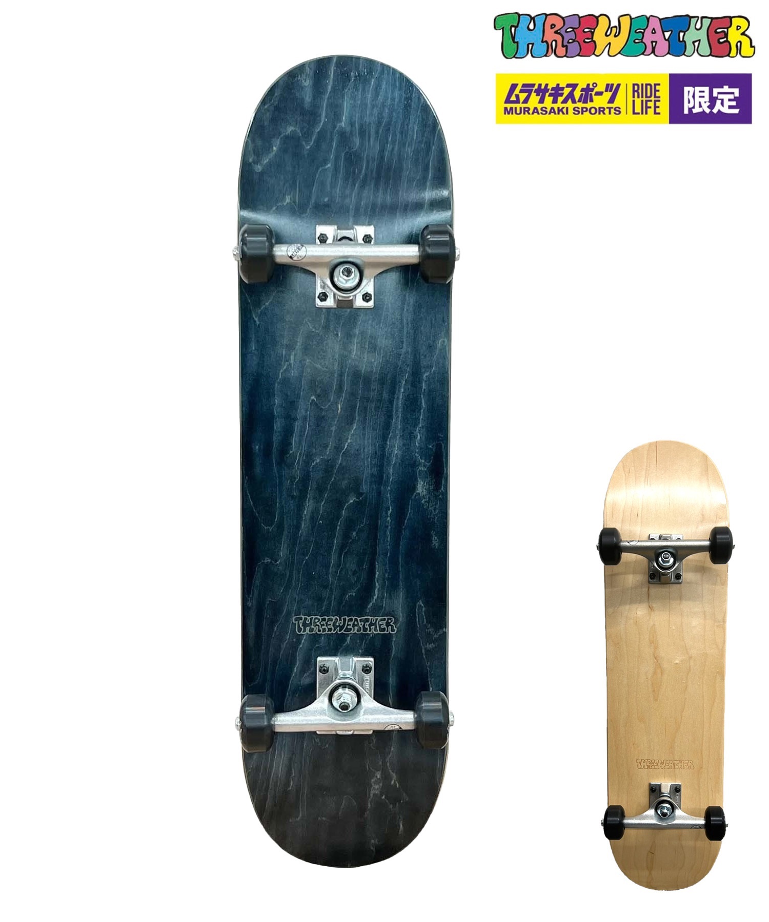 スケートボード デッキ THREE WEATHER スリーウェザー コンプリート
