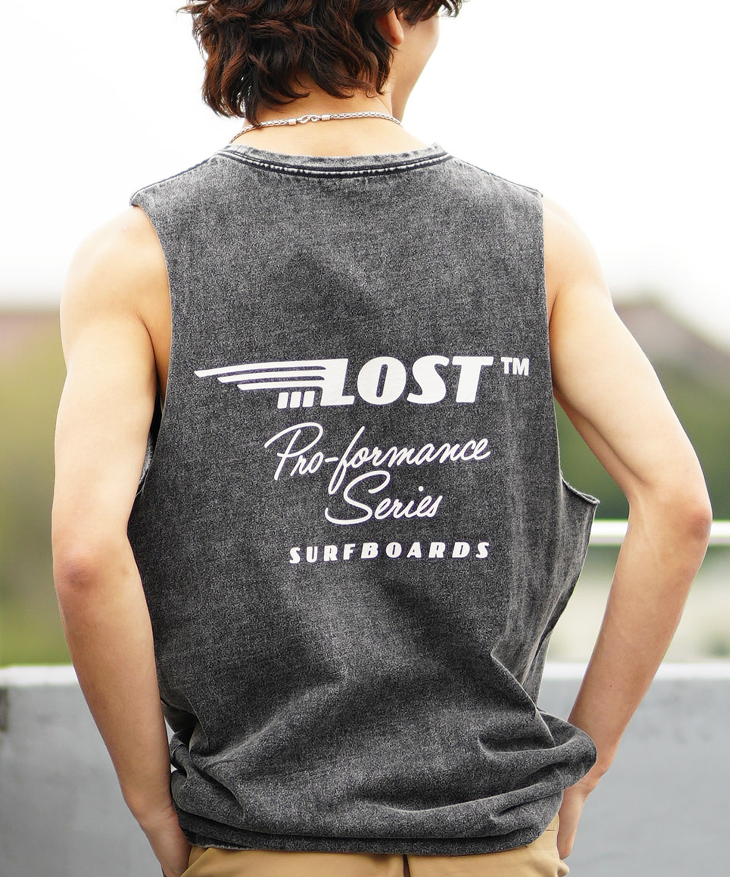 such a stanグラフィックプリント ブラックタンクトップ 完売品 such a