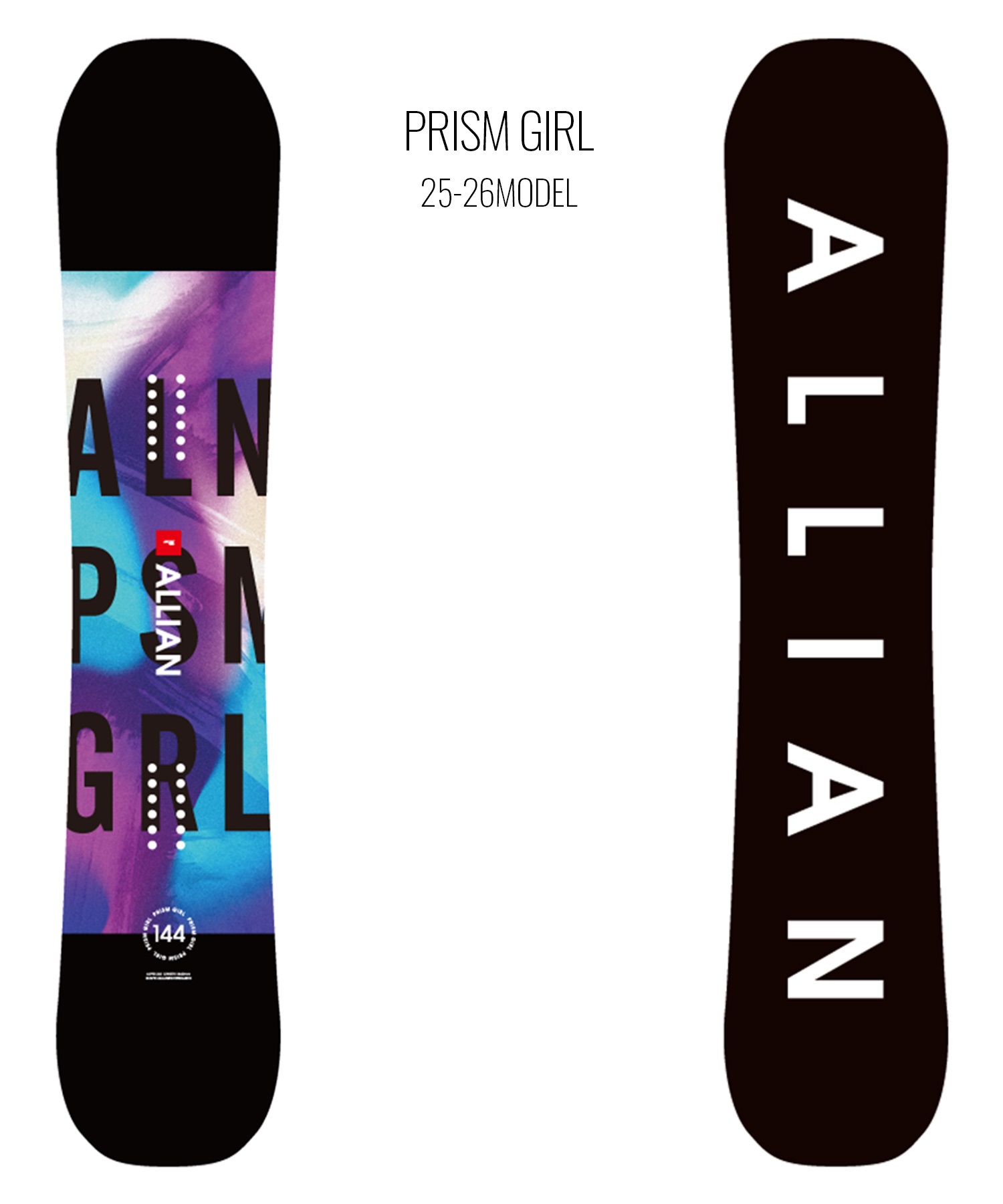 ALLIAN アライアン プリズム ガール スノーボード 板 レディース 25-26