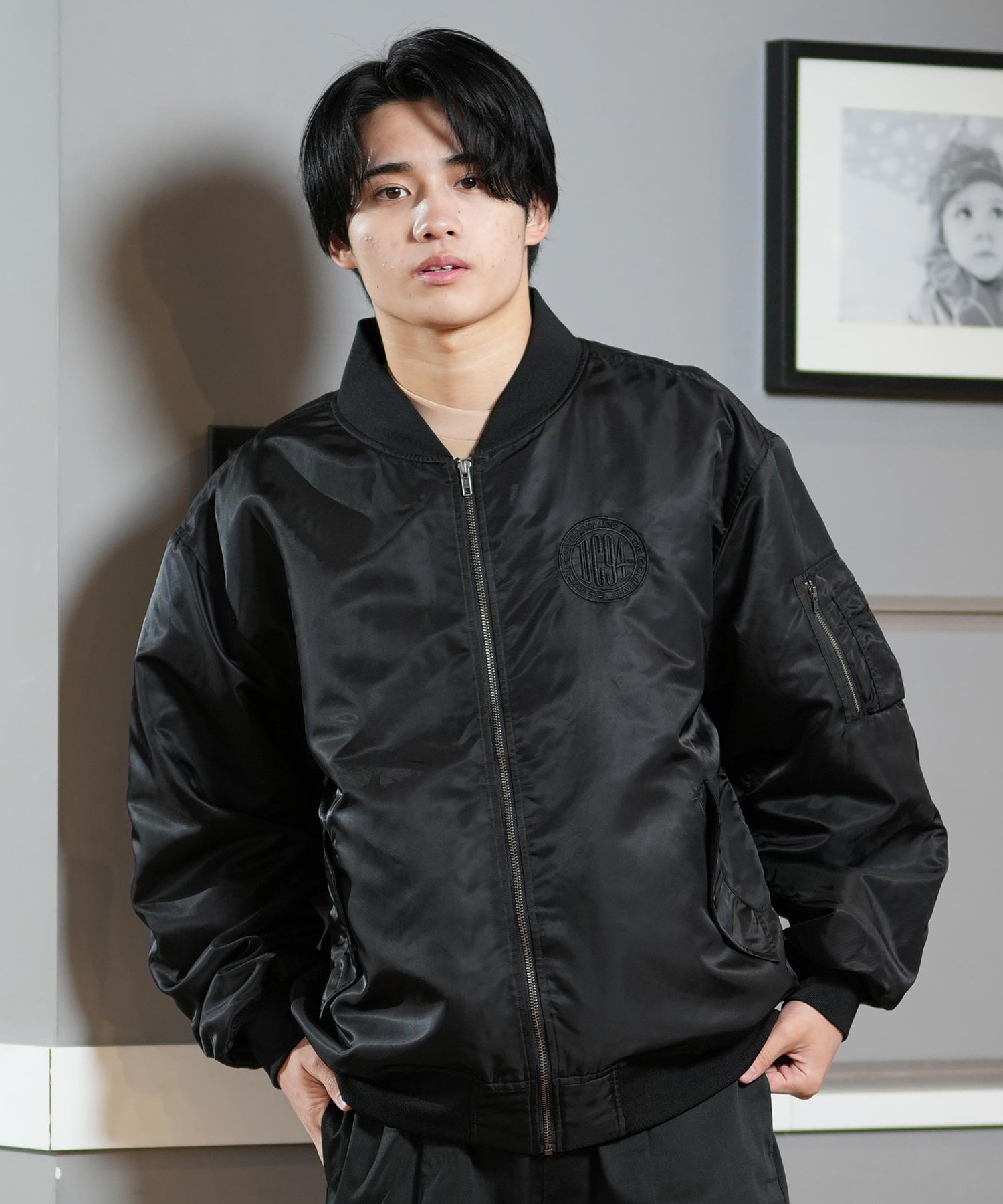 J MA-1 フライトジャケット ブラック +J MA-1 フライトジャケット M