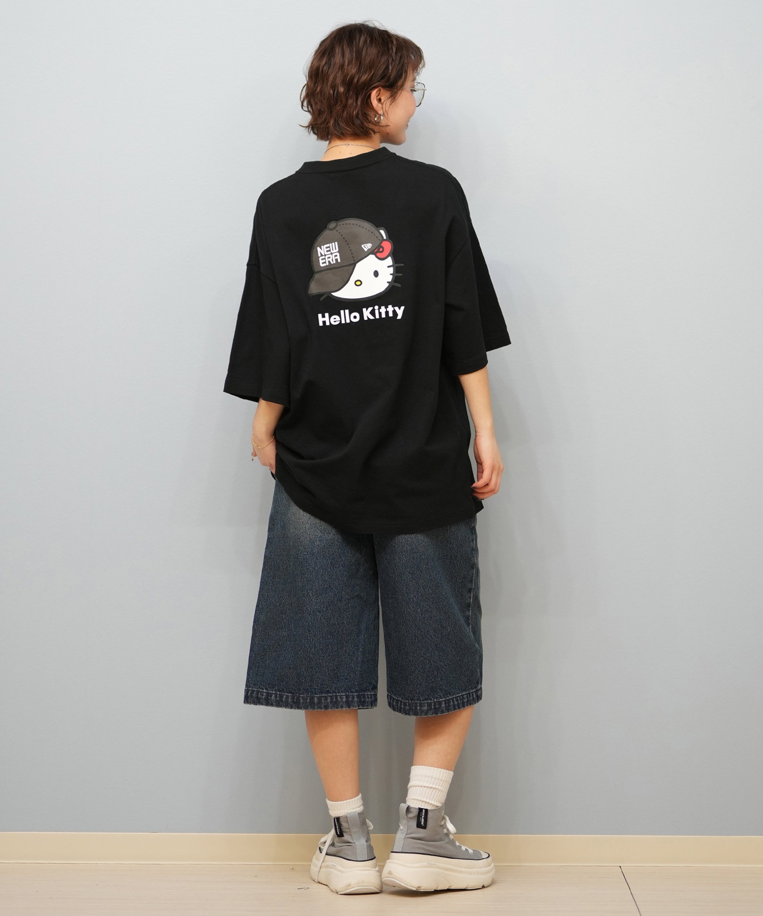 NEW ERA ニューエラ 半袖 Tシャツ レディース ハローキティ x NEW ERA