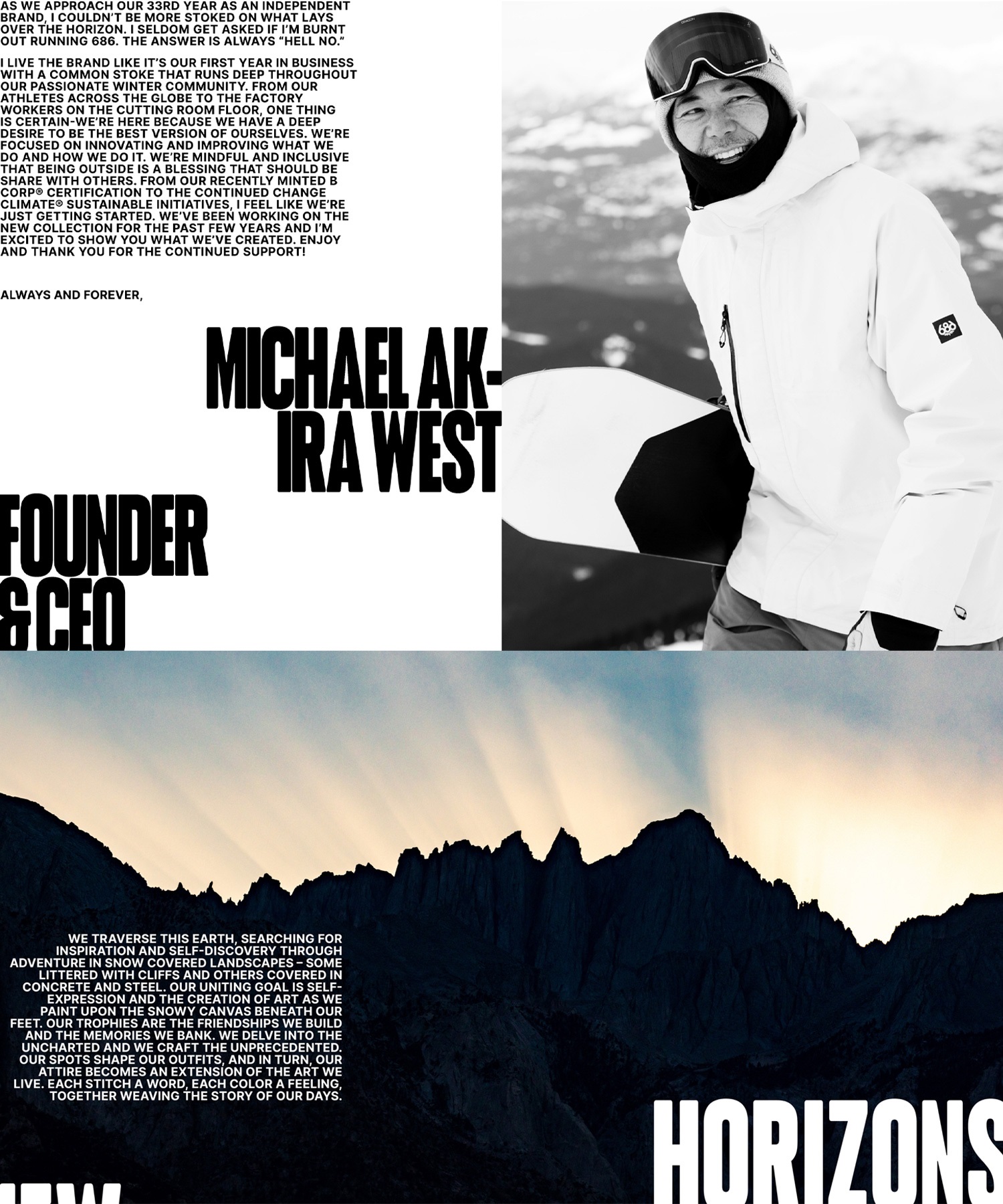 686 シックスエイトシックス SIX CONNECTION JK スノーボード ウェア