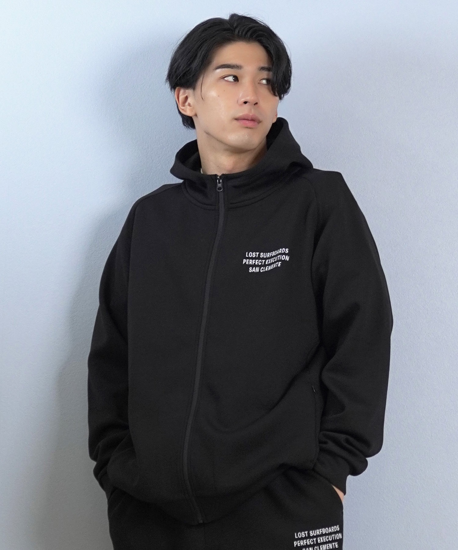 LOST ロスト ジップアップ パーカー メンズ スウェット フーディー