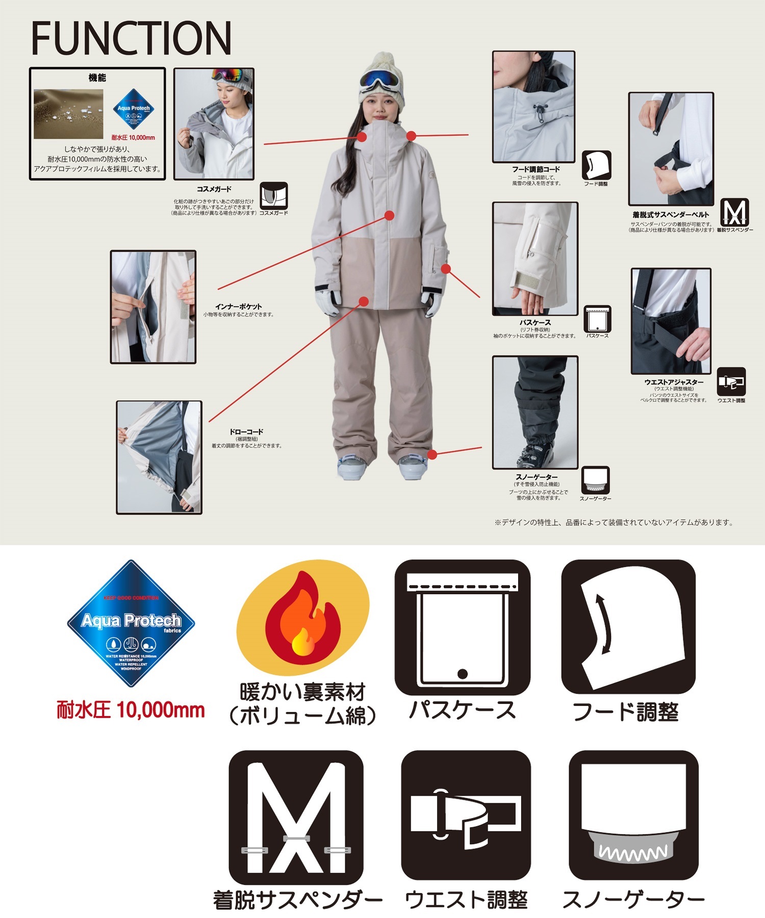 WINDEX】（M）スキーウェア スノーボード 2セット 上下 サスペンダー