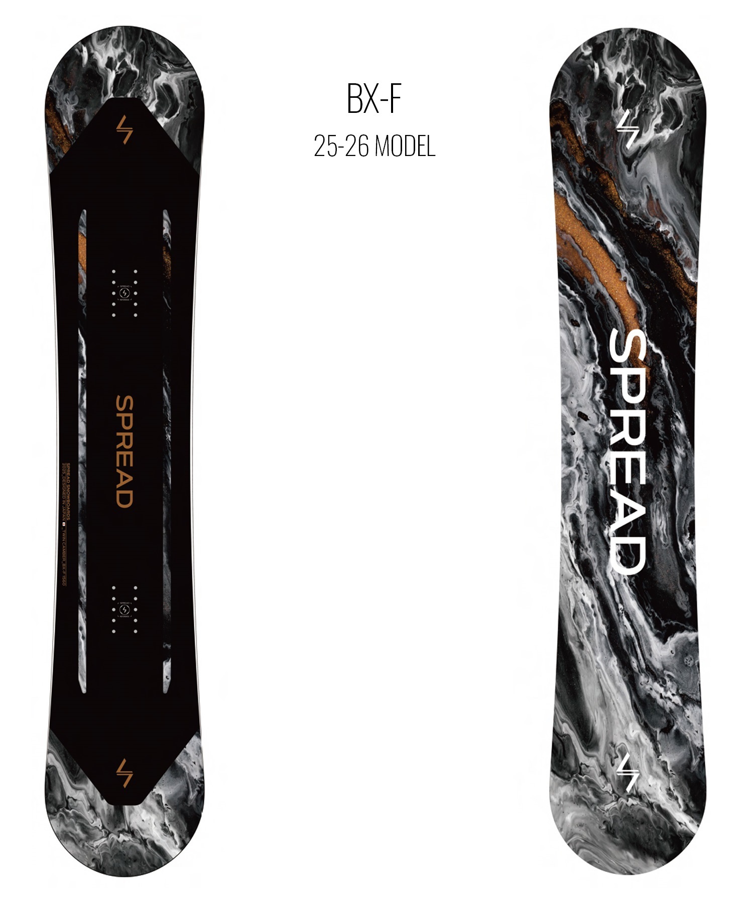 SPREAD スプレッド ビーエックス エフ スノーボード 板 メンズ 25-26