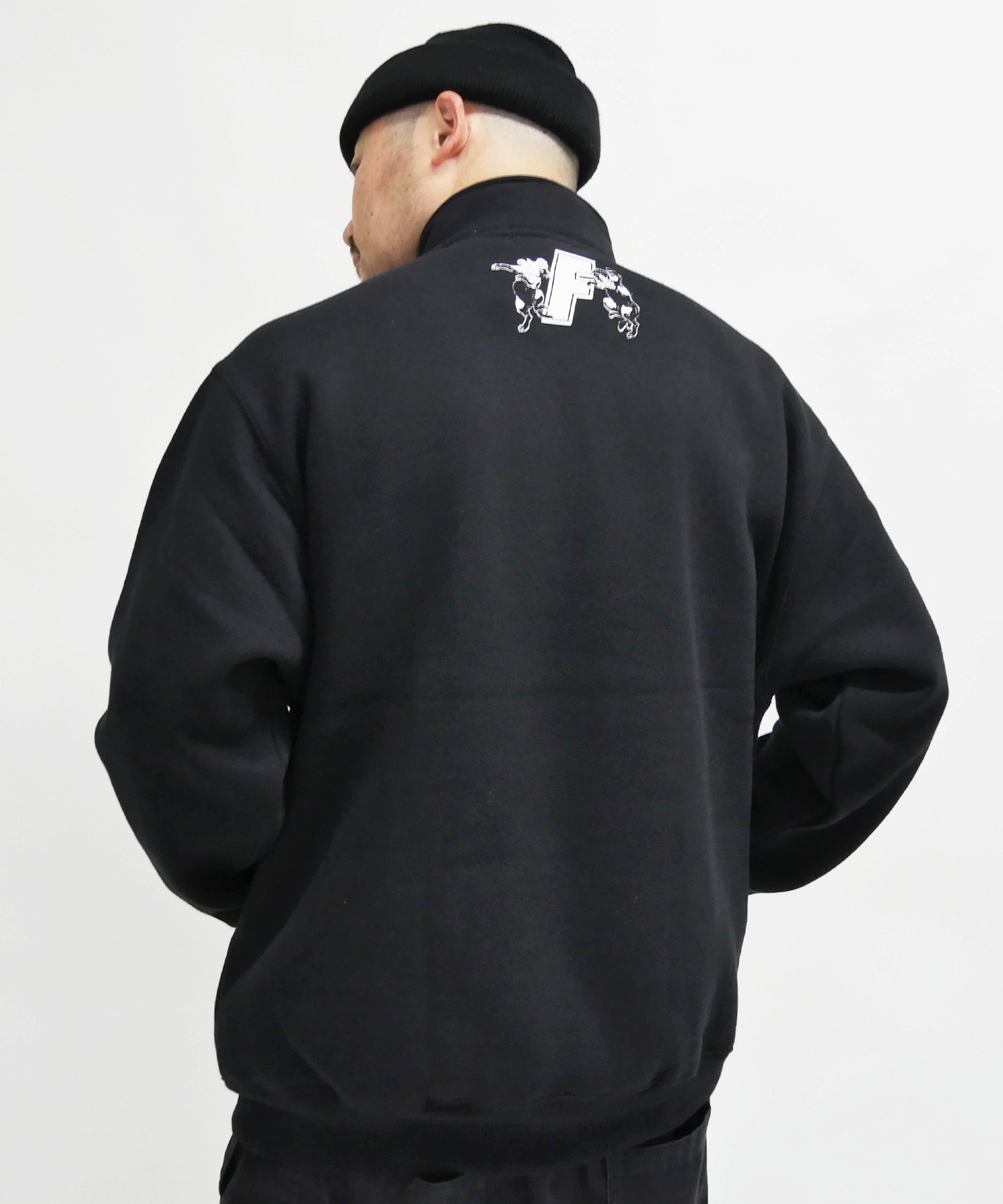 FORGET NEVER フォーゲットネバー ハーフジップトレーナー ビック