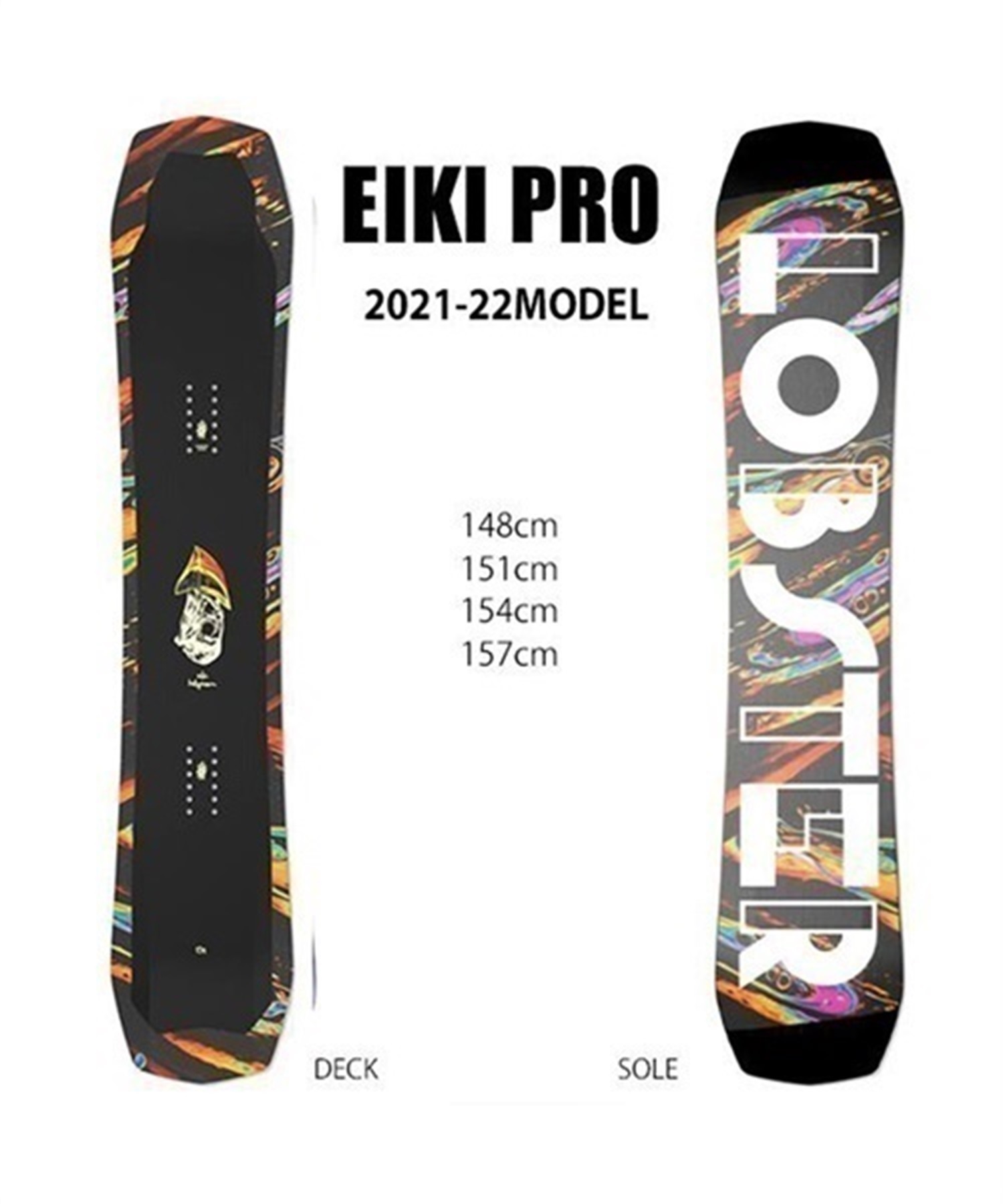 Lobster ロブスター エキプロ スノーボード 板 21-22 II L15