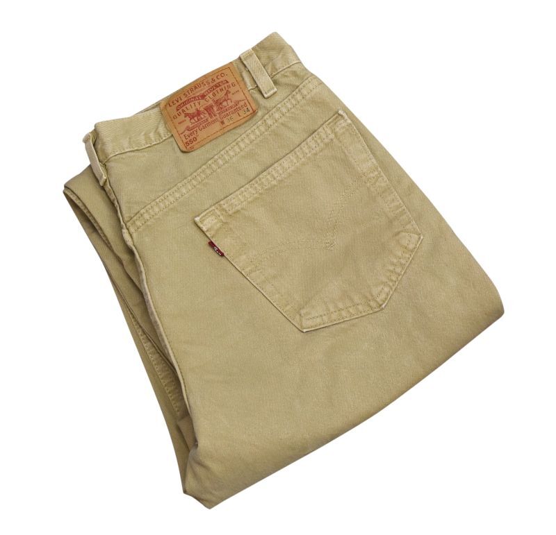 ビンテージ】USA製【LEVI'S】【リーバイス】【550】【ライトブラウン
