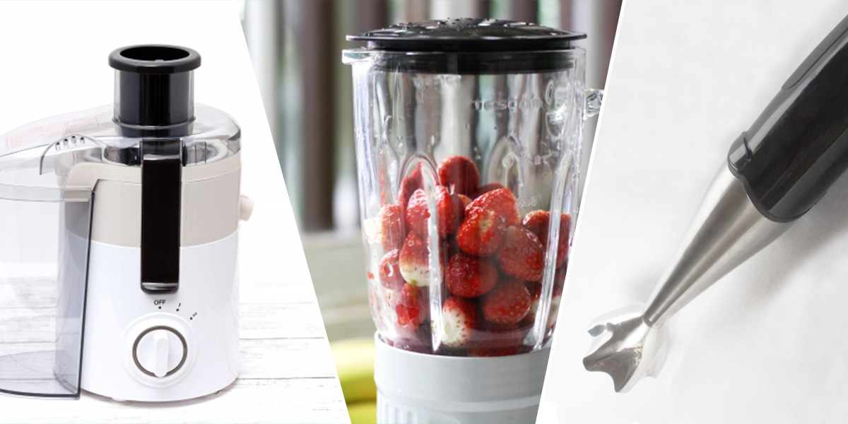 ジューサーとミキサー、ブレンダーの違いは？選び方やおすすめの使い方