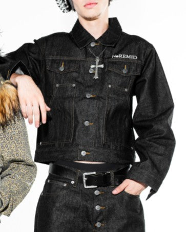 BTN FLY RIGID DENIM WIDE PANTS - INDIGO – NOREMID