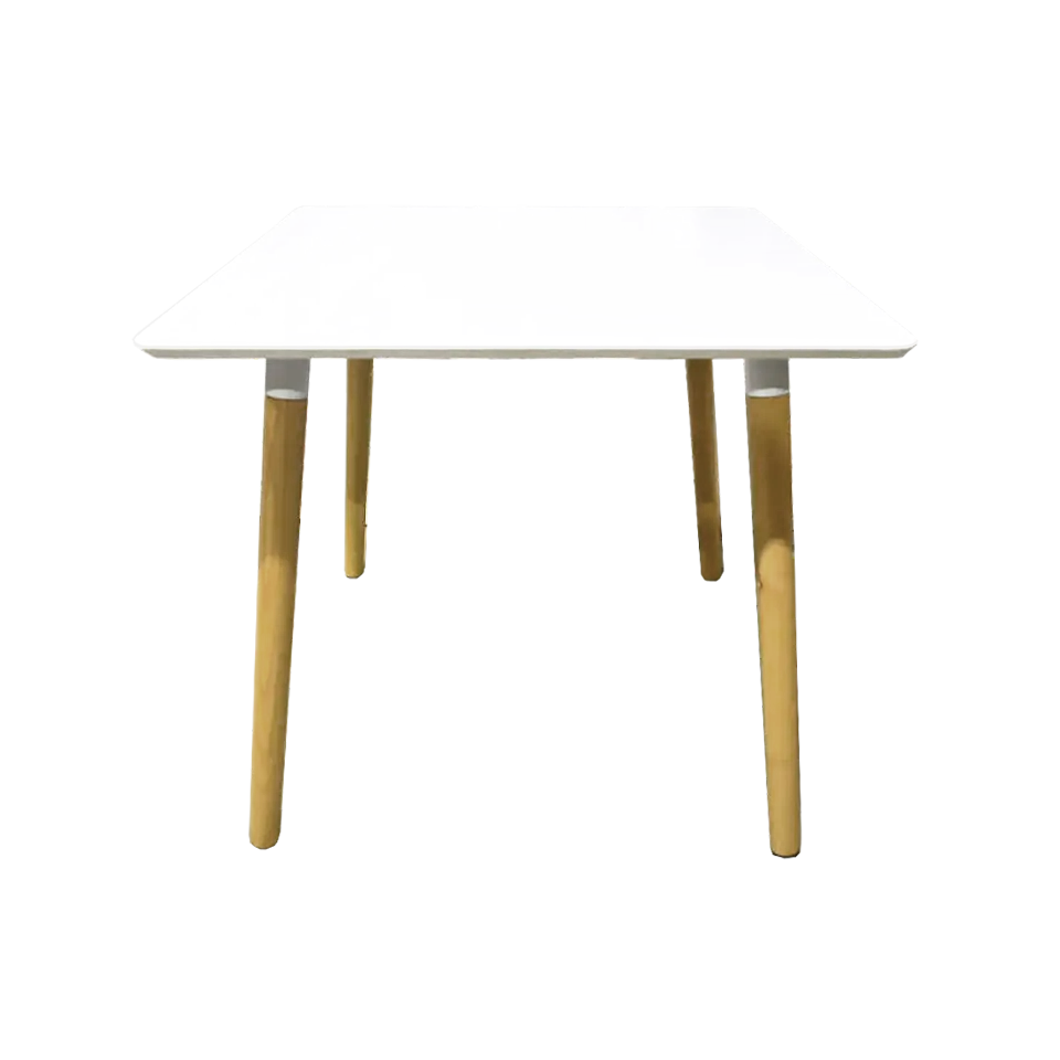 テーブルRT826 80×80【送料無料】ホワイト/ナチュラル | NOCEノーチェ