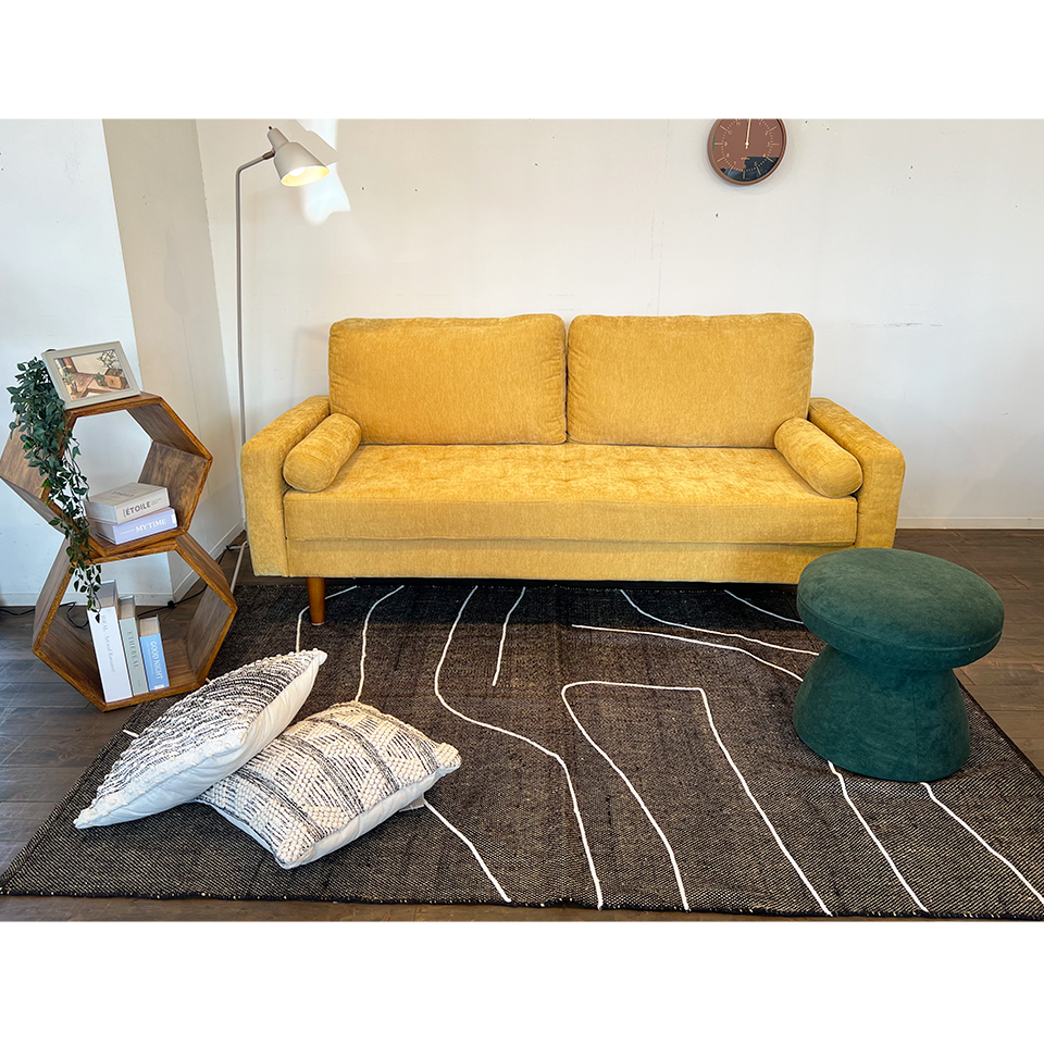 ソファTM-190789 【送料・開梱設置無料】イエロー | NOCEノーチェ 家具