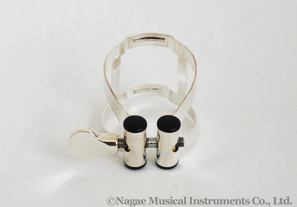 バンドレン B♭クラリネットリガチャー＆キャップM/O シルバー LC51SP
