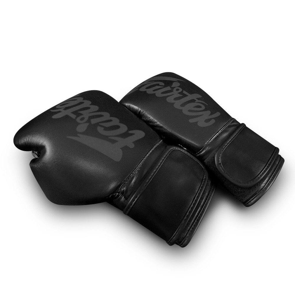 Fairtex Super Black Boxing Gloves - Nak Muay Wholesale