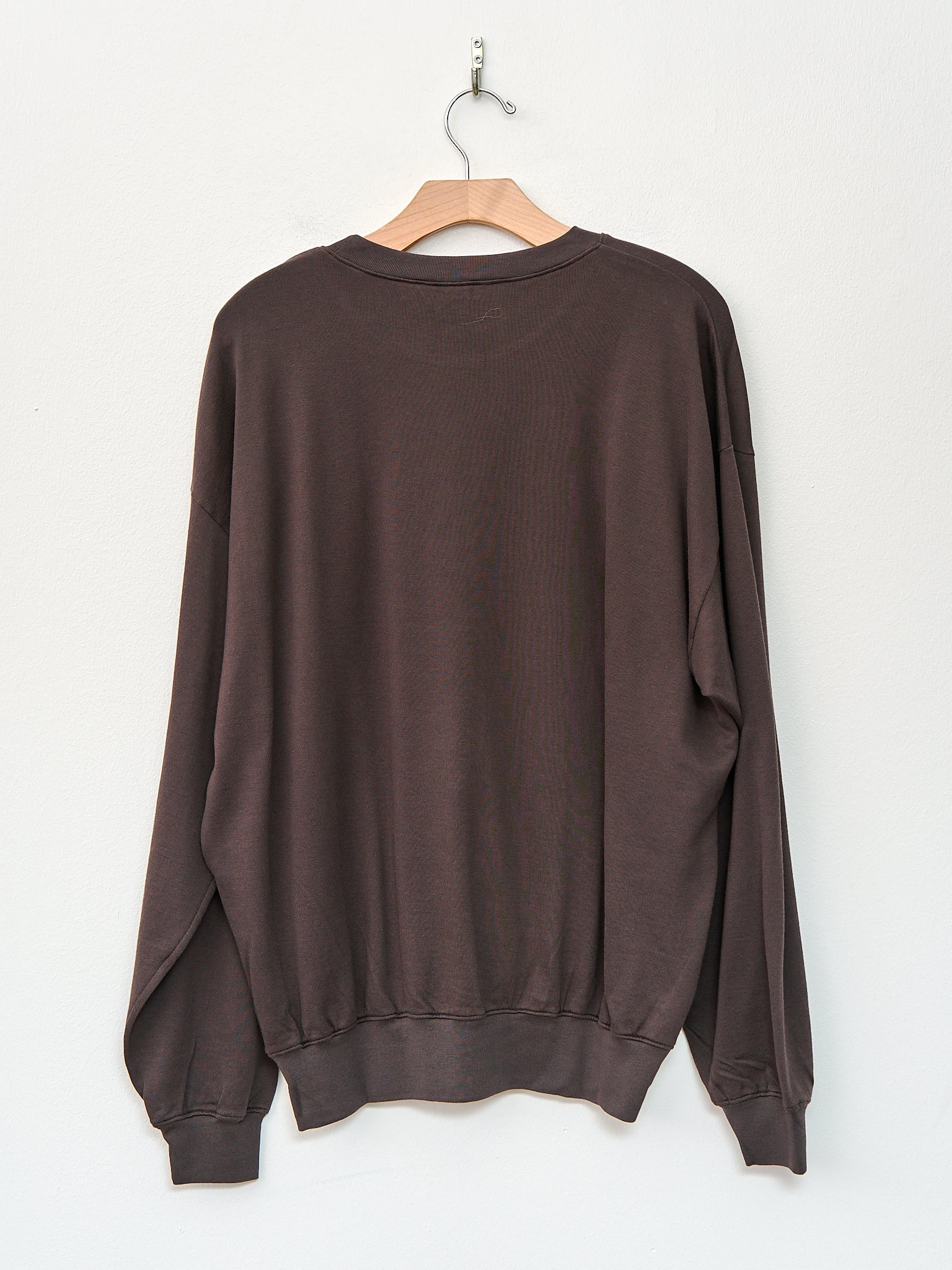 Namu Shop - Auralee Super High Gauge Sweat P/O - Dark Brown