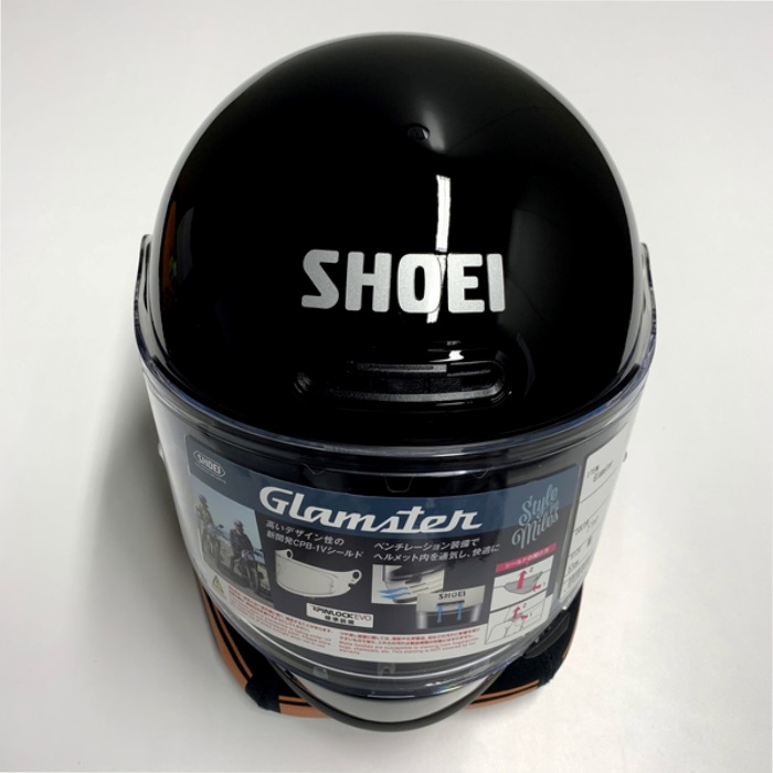 Glamster (グラムスター) ブラック フルフェイスヘルメット｜フル