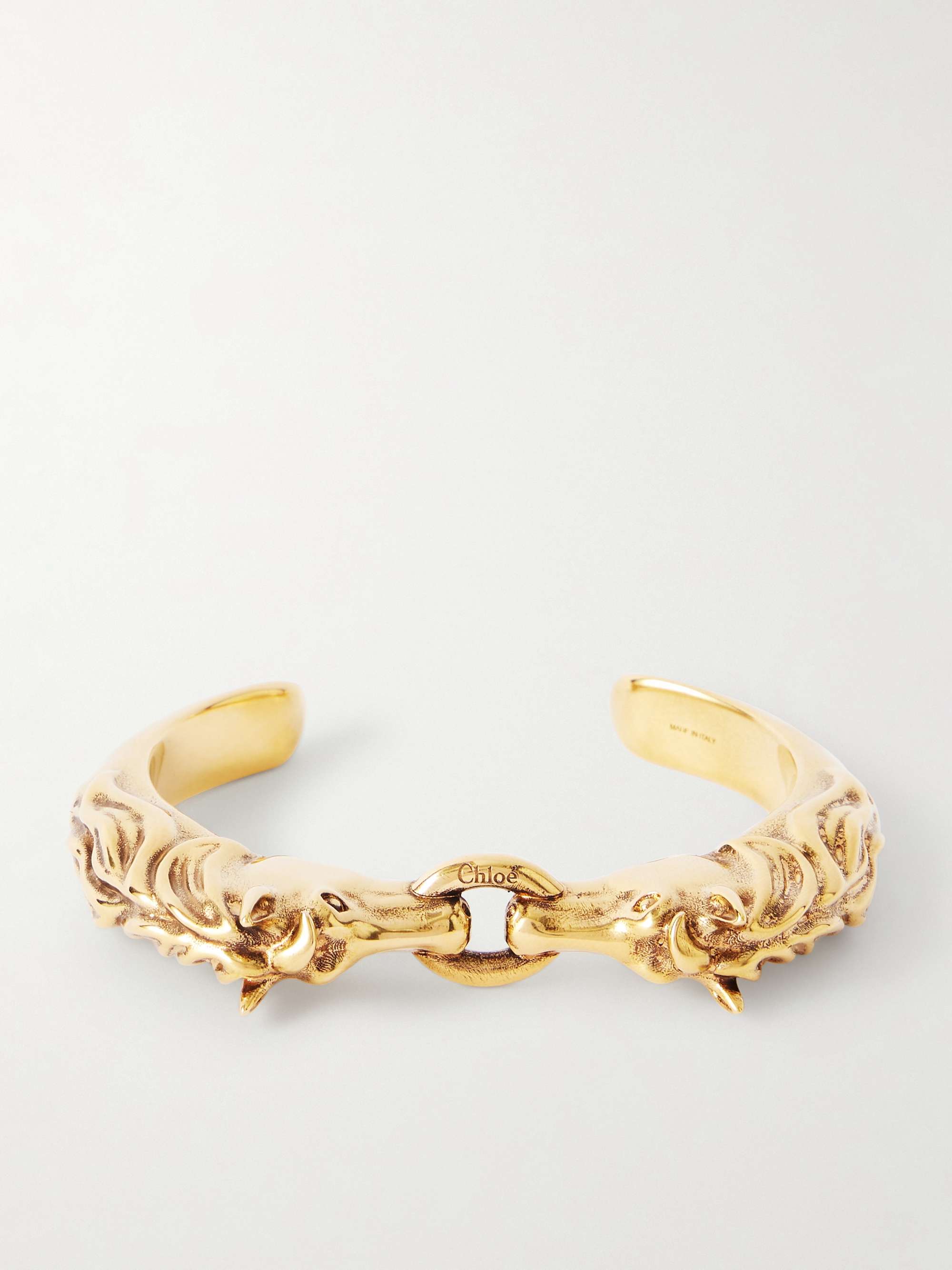 CHLOÉ Gold-tone cuff | NET-A-PORTER