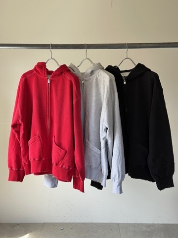 ANCELLM（アンセルム） ZIP UP HOODIE (RED) s.t.c｜洋服・小物・雑貨