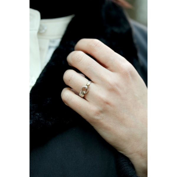 Tiffany&Co. ティファニー フック＆アイ リング 中古 レディース