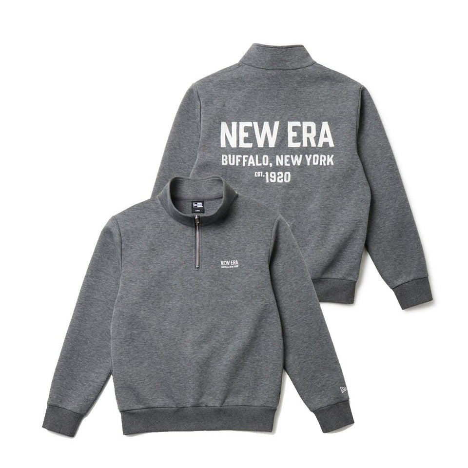 HERG1 エルグワン ハーフジップ トレーナー ネイビー グレー ゴルフ