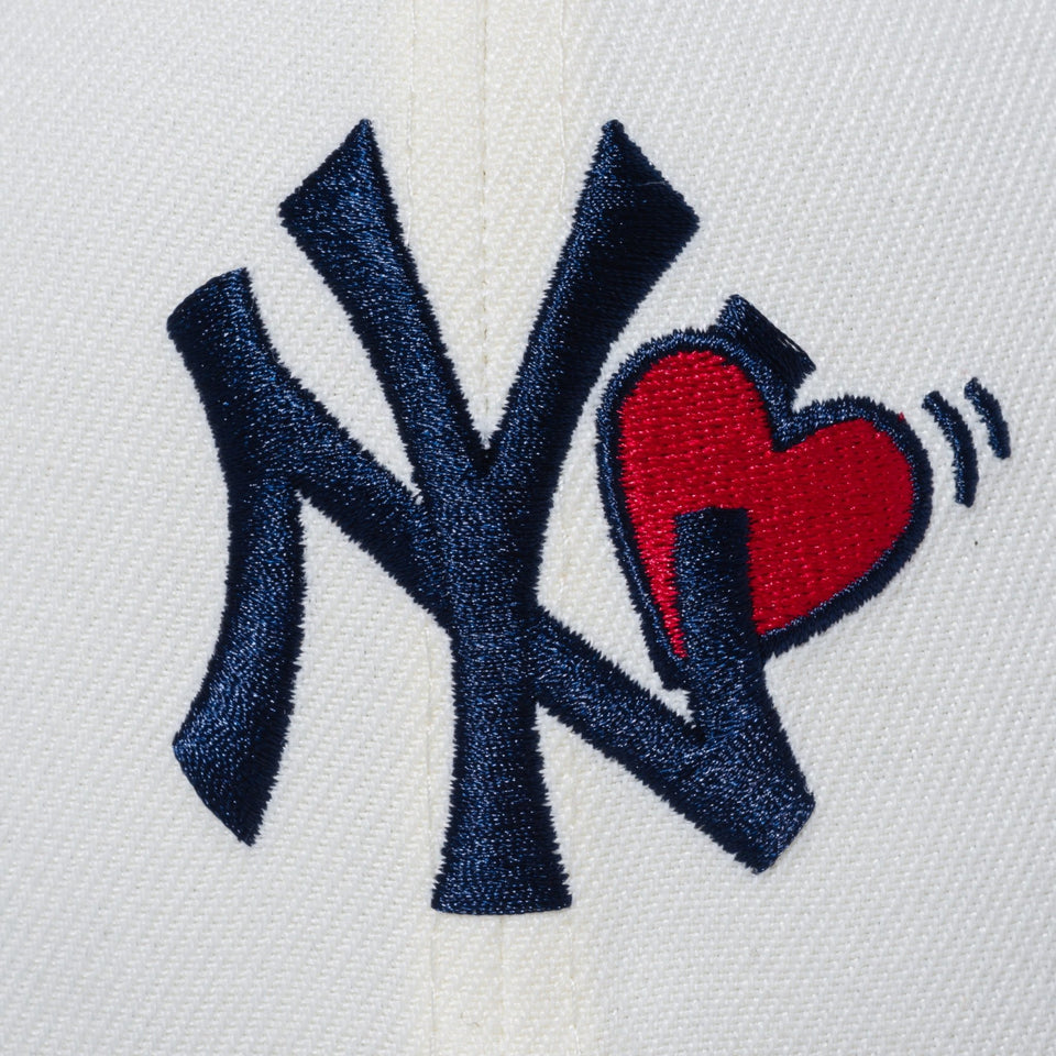 9FIFTY With Heart ニューヨーク・ヤンキース クロームホワイト