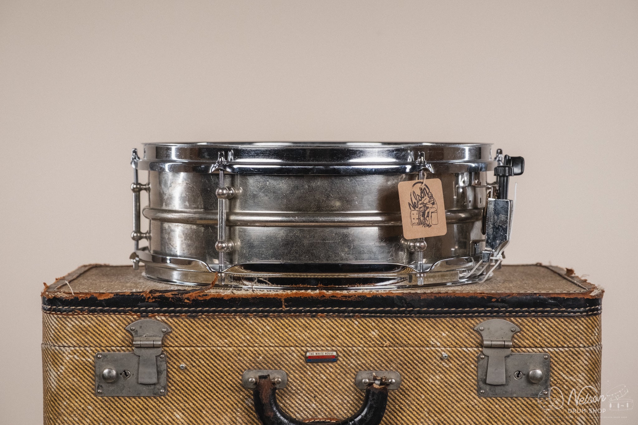 1920s Ludwig 'All-Around' 2pc NOB 6 lug - 5x14 – Nelson Drum Shop