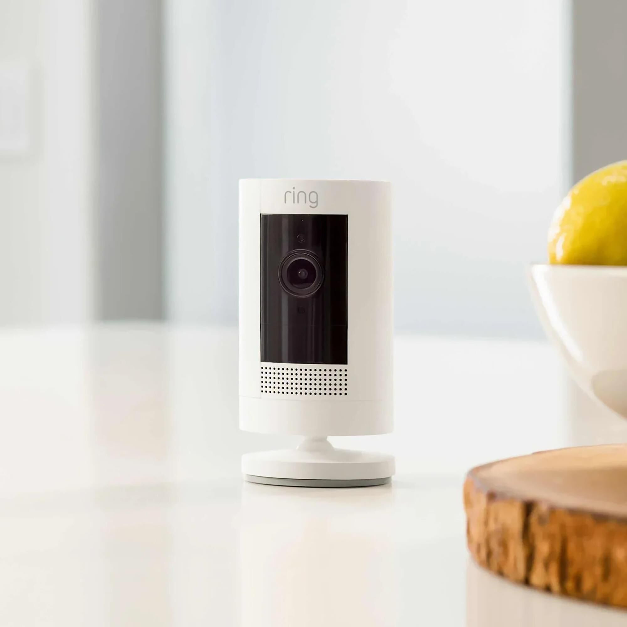 Ring Outdoor Cam (Stick Up Cam) Battery in White