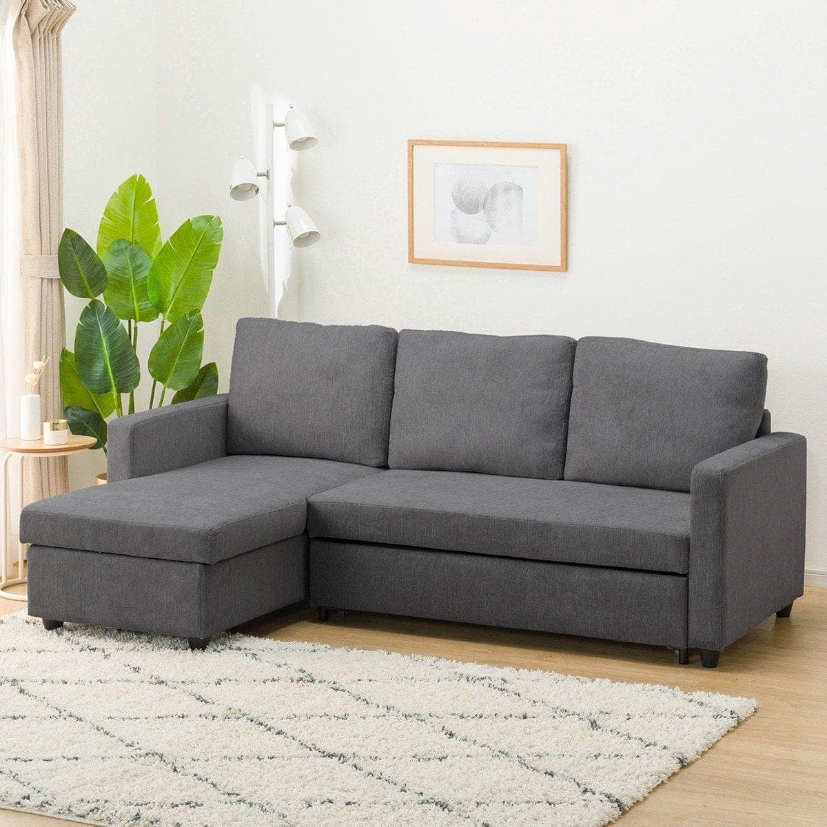 Y代官ニトリ グレー ソファベッド幅183cm 直接引取 杉並区阿佐ヶ谷 Y