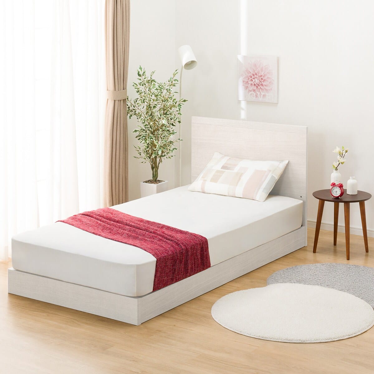 シングルベッドフレーム(NS-001 LEG/LOW すのこ WW) | ニトリネット