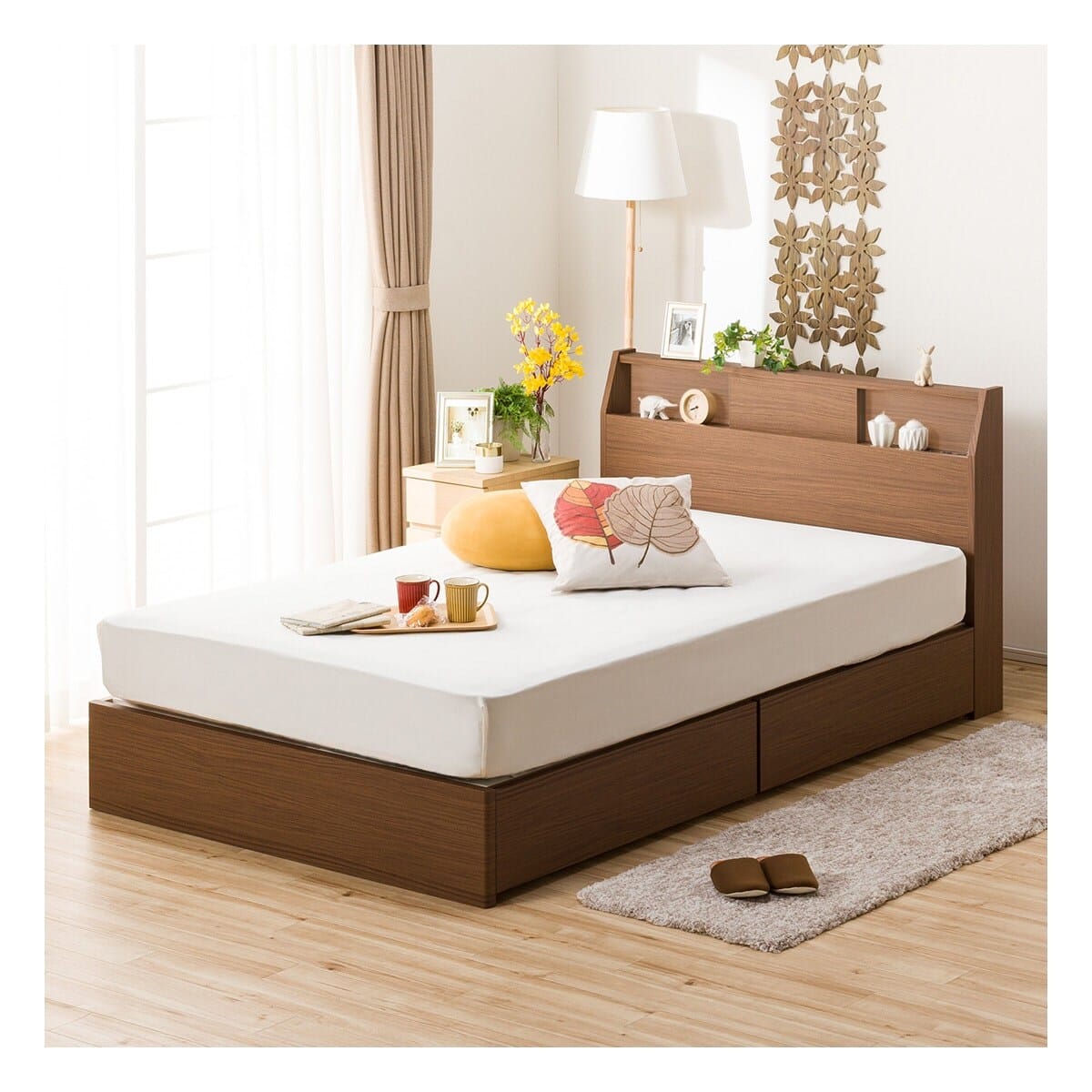 クイーンベッドフレーム(アザン MBR2 アサヒキ25) | ニトリネット