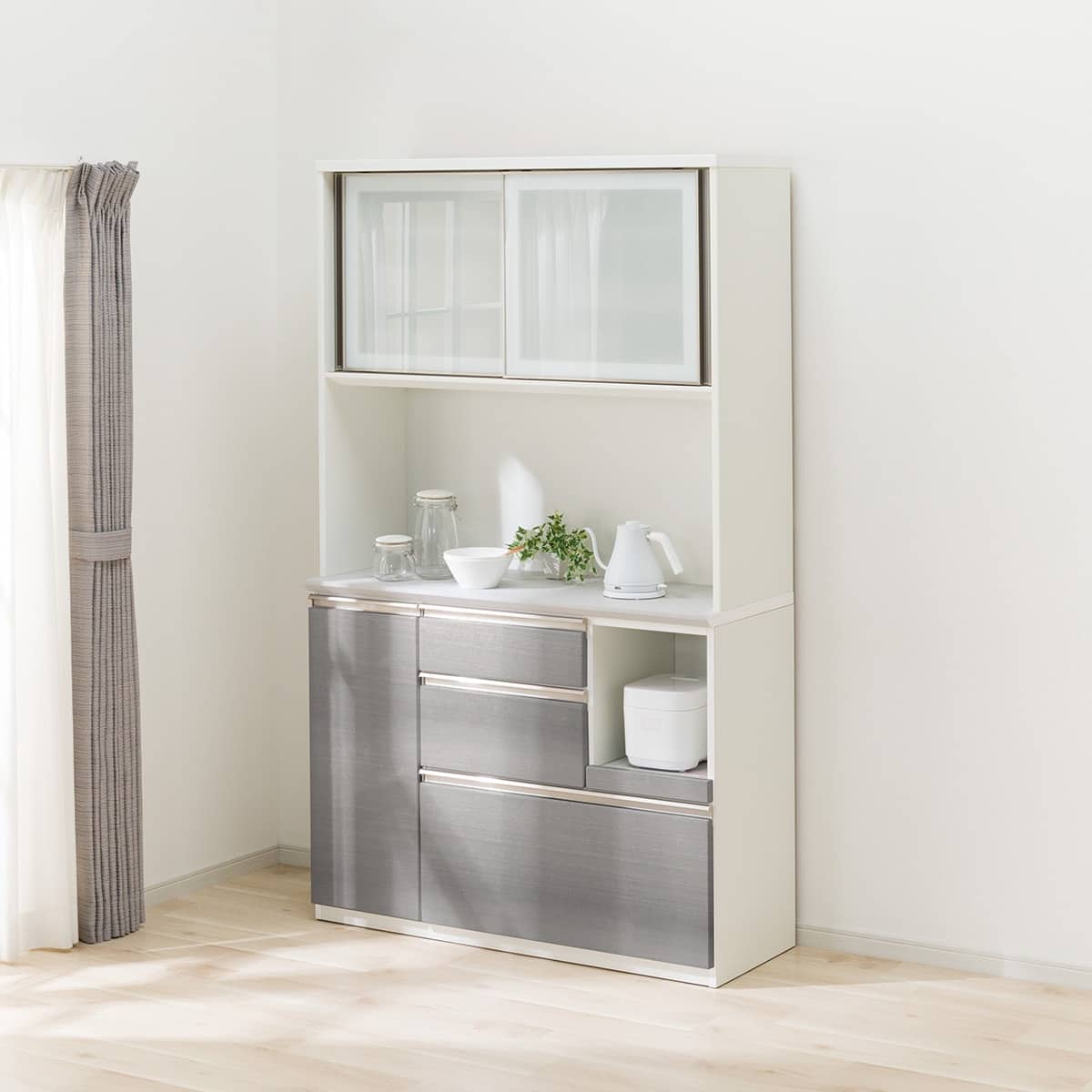 キッチンボード(アルミナ3 120KB SI) | ニトリネット【公式】 家具