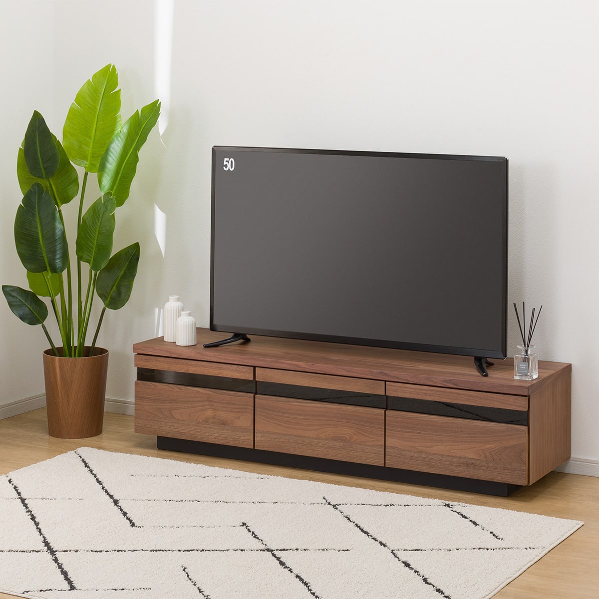 テレビ台(ローボードハヅキ2 150 MBR) | ニトリネット【公式】 家具