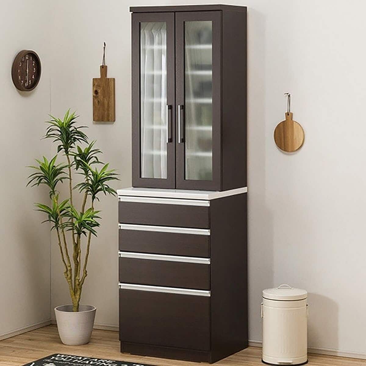 Rinna様 レジューム レジューム 60QH WH ソフトクローズ ハイタイプ