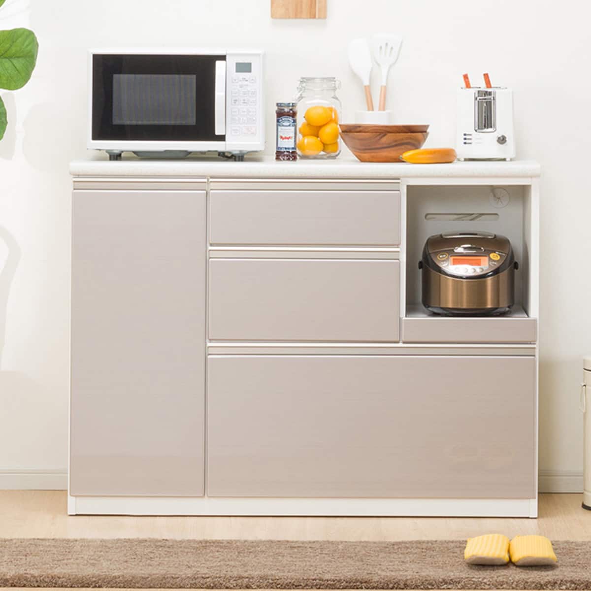 キッチンカウンター(アルミナ2 120CT SI) | ニトリネット【公式】 家具