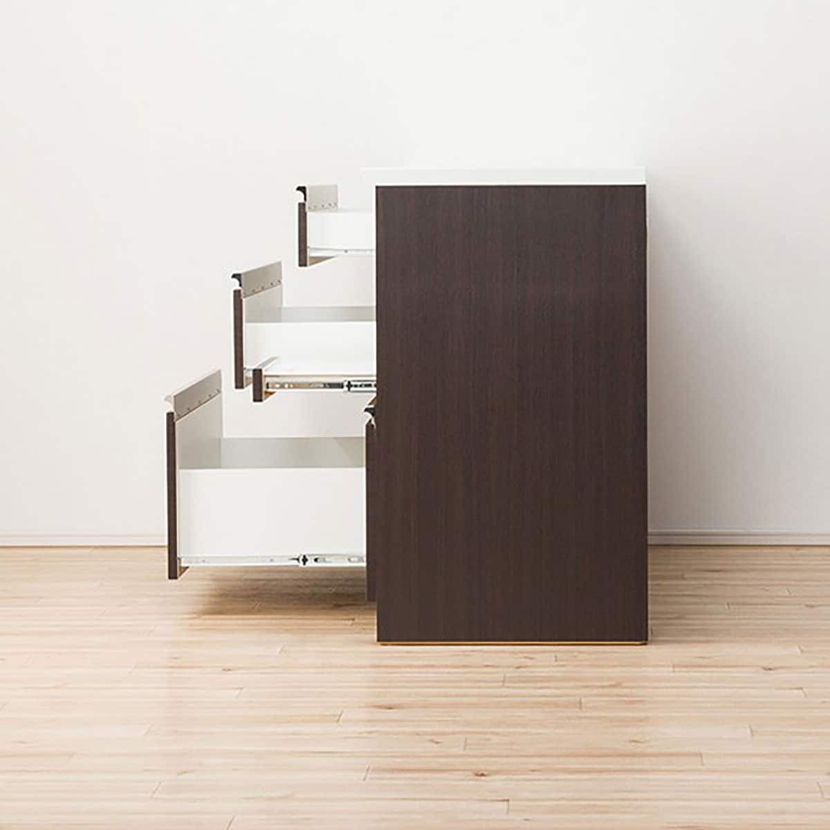 キッチンカウンター(レジューム 150SL-R DBR) | ニトリネット【公式