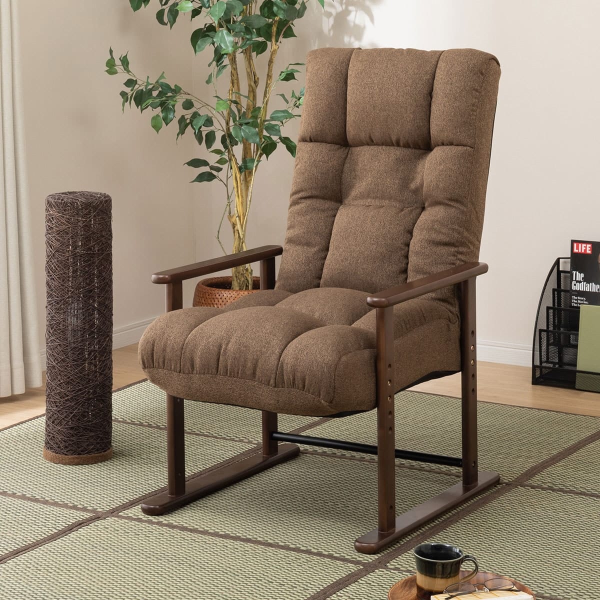 ニトリ 高座椅子 ハイタイプ(H オルガン3 BRXBR) - 通販 | 家具と