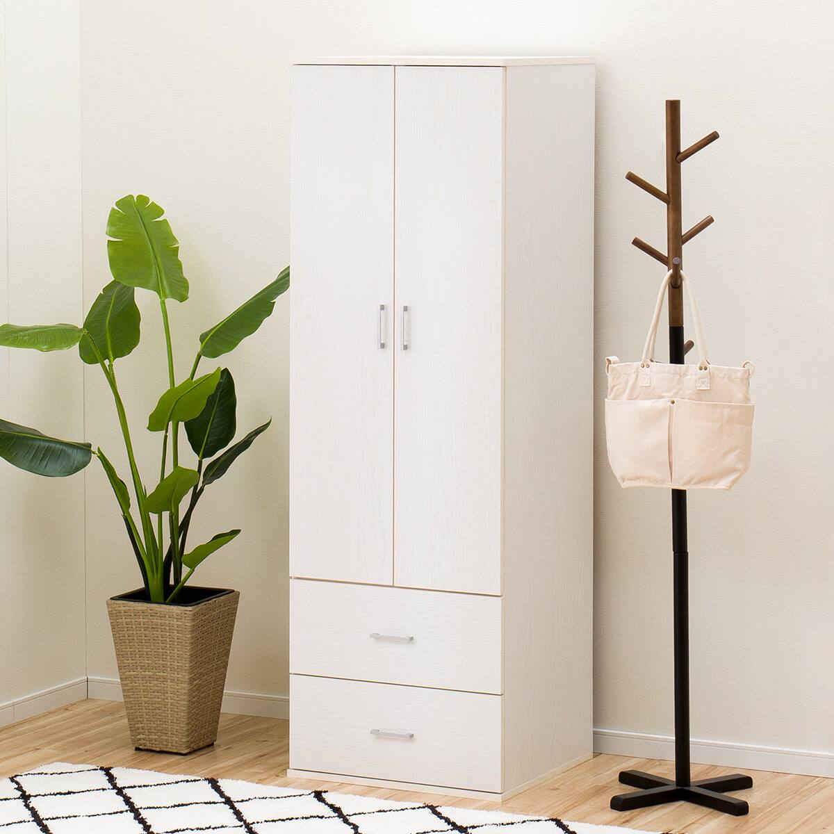 ニトリ ワードローブ(クローネ1860 WH) - 通販 | 家具とインテリアの