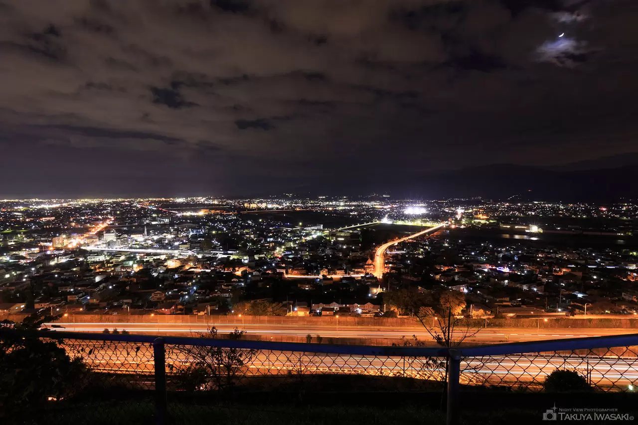 西平畑公園・松田山ハーブガーデンの夜景（神奈川県松田町）
