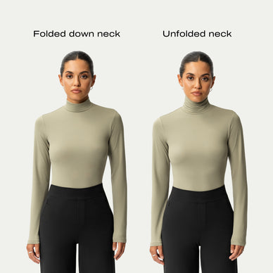 Soft Turtleneck Long-sleeve | Ninepine