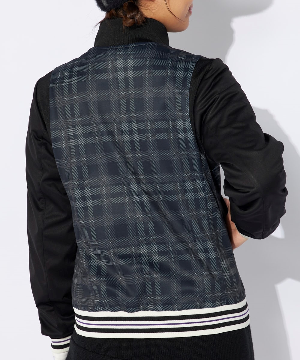 FILA GOLF チェック柄ボンディングジャケット（防風） 通販【ニッセン】